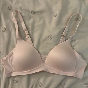 Aerie sunnie wireless lightly lined bra in ballet pink